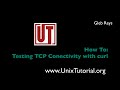 Testing TCP Connectivity with curl