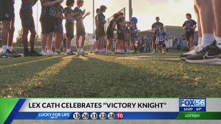 Lexington Catholic celebrates Victory Knight