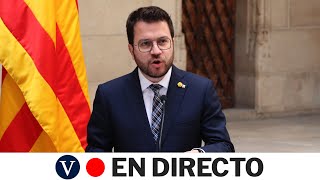 DIRECTO: Pere Aragonès comparece para informar sobre el espionaje al independentismo