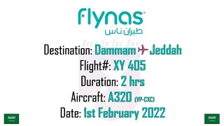 Flight Report: Dammam to Jeddah !