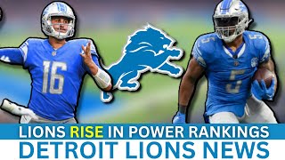Today’s Lions News: Lions RISE In Power Rankings, Amon-Ra St. Brown Status, Lions Injuries + Trade