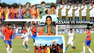 HARYANA VS ASSAM // Hero U-17 Women National football championship, 2022//Dance with Aronnai
