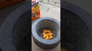 💥Crushing Gold fish cheddar crackers#shorts #satisfying #shortvideo #youtubeshorts #trending #asmr