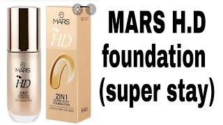 H.D Mars foundation 101ivory super stay foundation #beautifulmakeup #natural #skin#