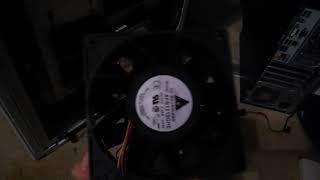 Trying my new Delta AFB1212GHE-CF00 120mm case fan