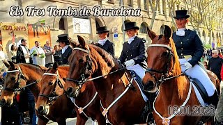 Els Tres Tombs de Sant Antoni . Barcelona. 18.01.2025 Las fiestas 🎉 Catalunya