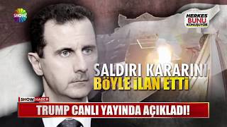 Trump canlı yayında açıkladı!