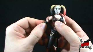 Toy Spot - DC Direct Batman Arkham City Series 1 Harley Quinn .mpg