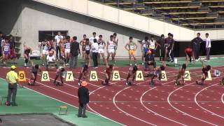 2012年兵庫陸上競技秋季記録会 男子 １００ｍ ﾀｲﾑﾚｰｽ5組