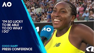 Coco Gauff On-Court Interview | Australian Open 2025 Third Round