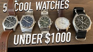 5 cool watches you can buy under $1000 right now