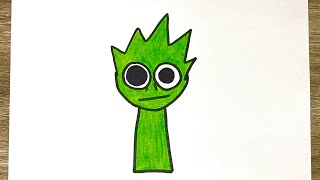 Drawing Lime OWAKCX Incredibox Sprunki - Dibujo de lime owakcx incredibox