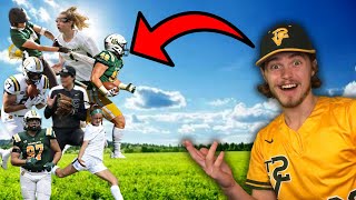 I Played EVERY College Sport In 24 Hours Pt.1