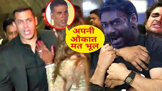 Salman Khan, Akshay VS Ajay Devgn REAL FIGHT Video| आखिर क्यों डरता है पूरा Bollywood Salman Khan से