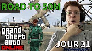 JOUR 31 DU ROAD TO 50M SUR GTA ONLINE !