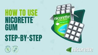 Step-by-step: How to use the NICORETTE® Gum