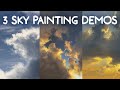 How I Paint Clouds (digital study process)