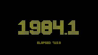 2700 seconds countdown timer with 1 fractional digits accuracy