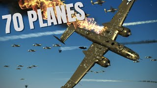 Heavy Flak & AA VS Huge Formations! V128 | IL-2 Sturmovik Flight Sim Crashes
