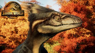 Dakotaraptor in Autumn - Life in the Cretaceous || Jurassic World Evolution 2 🦖 [4K] 🦖