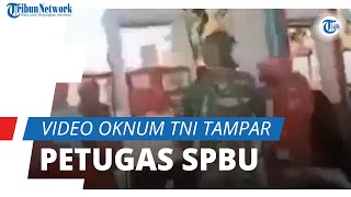 Viral Video Oknum TNI Tampar Petugas SPBU Waipare, Diduga Tak Terima Ditegur saat Terobos Antrian