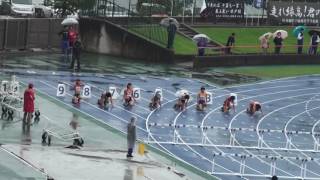 2016 茨城県高校新人陸上 女子100mH決勝