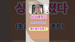 #シンシンvsシンシン #独学 #韓国語発音 #韓国語勉強 #韓国語勉強している人と繋がりたい #すぐ使える韓国語 #初級講座 #shorts #簡単な韓国語