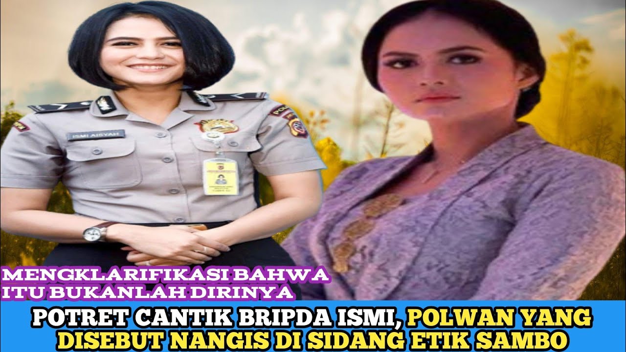 Potret Cantik Bripda Ismi, Polwan Yang Disebut Nangis Di Sidang Etik ...