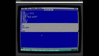 MartyPC GW-BASIC to QBASIC