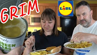 Lidl Five Pound Friday Two Courses for Two People :: Southern Fried No Chicken Burger