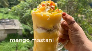 ಮ್ಯಾಂಗೋ ಮಸ್ತಾನಿ ಮಾಡುವ ವಿಧಾನಿ.. How to make mango mastani. kannada channel. HRfoodz. ಕನ್ನಡ ಚಾನೆಲ್