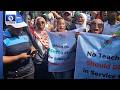 Oyo Abduction: NUT Protest In Lagos, Demands Immediate Rescue Of Victims