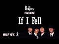 If I Fell (Karaoke) The Beatles/ Male Key A / Low Key