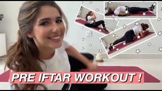 FAST \u0026 QUICK WORKOUT | RAMADAN PRE IFTAR EXERCISE