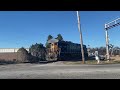 csx l648 returns maxwell yard light power on 12 30 24