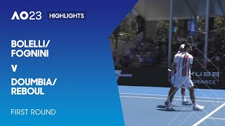 Bolelli/Fognini v Doumbia/Reboul Highlights | Australian Open 2023 First Round