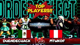 [TOP PLAYERS KOF 2002 ORIGINAL FT5] DuendeCuack (Mex) vs mtwkof (Per) #kof2002