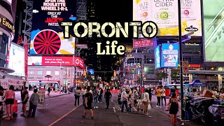 Toronto life in 2023 Downtown Toronto, Ontario, Canada 4K