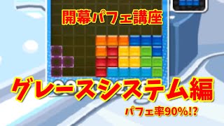 【開幕パフェ講座】美しすぎるテンプレ、グレースシステムってなに？