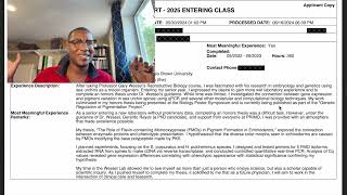Full AMCAS Application Review - 13 MD interview Invites