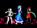 【mmd】サイバーサンダーサイダー 【初音ミク：セクシーブラジル style／コールドエターナルミク／red costume】【1080p 60fps】