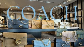 👜 NEW 👜 COACH Chain Tabby Collection - ALL sizes \u0026 Colors + What fits!