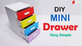 How To Make A Paper Drawer#Roziwan#Craft#5minutecrafts#Diy#Art#How#YTShorts#Shorts