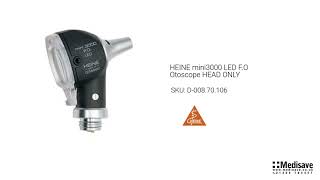 HEINE mini3000 LED F O Otoscope HEAD ONLY D 008 70 106