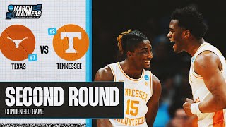 Tennessee vs. Texas - Second Round NCAA tournament extended highlights