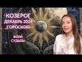 Козерог - гороскоп на декабрь 2024 года. Воля Судьбы