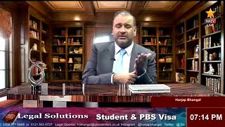 Legal Solutions with Harjap Bhangal 29.01.2021 - UK Student Visa and Skilled Worker (Work Permit)