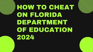 How to Pass Florida Department of Education First Try 2024.