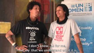 Les Twins.  #HeForShe. Interview with Laurent and Larry (FR/EN) in Dakar