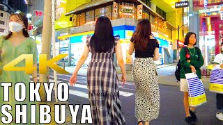 フライデーナイトの渋谷をウォーキング 👟 [Shibuya walk in Tokyo]  Tokyo's Top 2 Most Visited Districts. 2021.8 [4K] 東京散歩